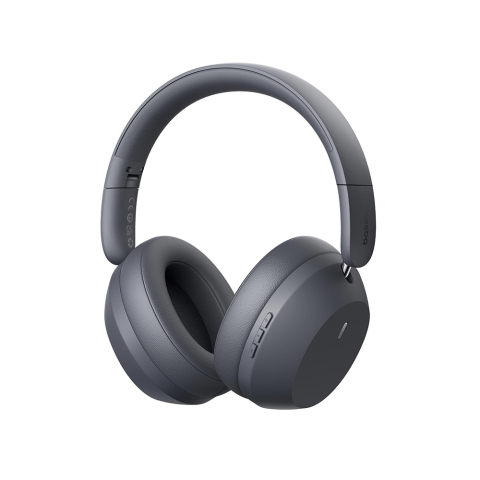 Audio - Casti On-Ear, Sound Isolation, Bluetooth 5.3, Foldable, Bass 35 Max, Type-C - Baseus Bass 35 Max (A00070800821-00) - Twilight Grey
