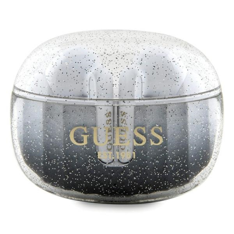 Audio - Casti True Wireless, Bluetooth 5.3, IPX4, Type-C - Guess (GUTWSHDGKEEK) - Glitter Black Gradient
