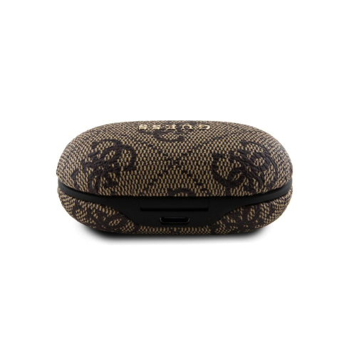 Casti True Wireless cu Statie de Andocare, ENC, Bluetooth 5.3, IPX5, 300mAhm - Guess (GUTWSP4EGW) - Brown [4]