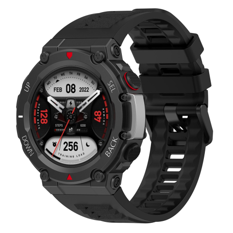 Curele SmartWatch - Curea pentru Amazfit T-Rex 2 / 2 Ocean Blue - Techsuit Watchband (W067) - Black