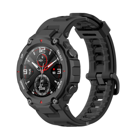 Curele SmartWatch - Curea pentru Amazfit T-Rex / T-Rex Pro - Techsuit Watchband (W067) - Black