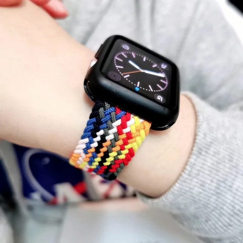 Curea pentru Apple Watch 1/2/3/4/5/6/7/8/9/10/SE/SE 2/Ultra/Ultra 2 (42/44/45/46/49mm) - Techsuit Watchband - Star Light [3]