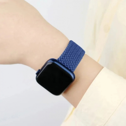 Curea pentru Apple Watch 1/2/3/4/5/6/7/8/9/10/SE/SE 2/Ultra/Ultra 2 (42/44/45/46/49mm) - Techsuit Watchband - Star Light [1]
