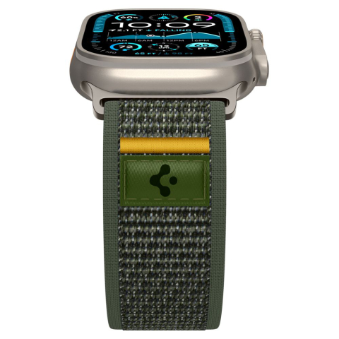 Curea pentru Apple Watch 6  / 7 / 8 / 9 / 10 / SE / SE 2 / Ultra / Ultra 2 (44/45/46/49mm) - Spigen Athlex Air - Active Green [3]