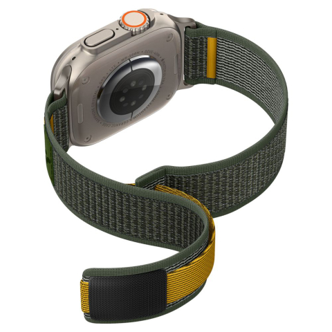 Curea pentru Apple Watch 6  / 7 / 8 / 9 / 10 / SE / SE 2 / Ultra / Ultra 2 (44/45/46/49mm) - Spigen Athlex Air - Active Green [8]
