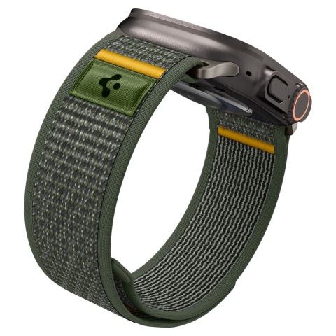 Curea pentru Apple Watch 6  / 7 / 8 / 9 / 10 / SE / SE 2 / Ultra / Ultra 2 (44/45/46/49mm) - Spigen Athlex Air - Active Green [6]