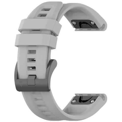 Curele SmartWatch - Curea pentru Garmin Fenix 5/5 Plus 6/6 Pro/7/Forerunner 935/945/955/Approach S60/S62 - Techsuit Watchband QuickFit 22mm (W060) - Gray