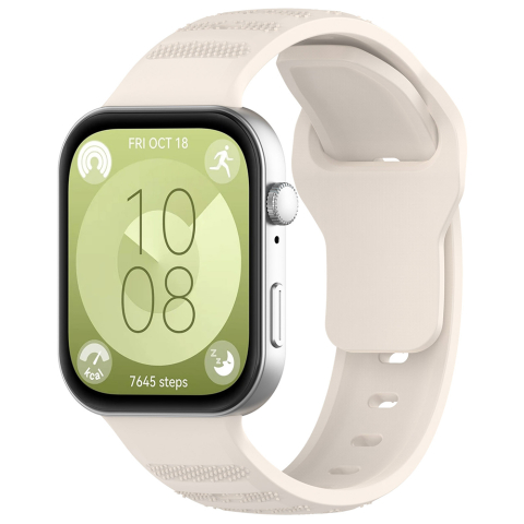 Curele SmartWatch - Curea pentru Huawei Watch Fit 3 - Techsuit Watchband (W050) - Beige