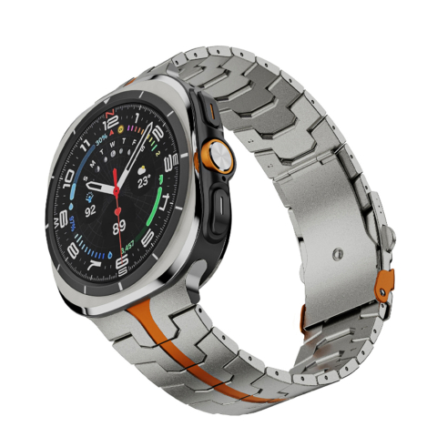 Accesorii SmartWatch - Curea pentru Samsung Galaxy Watch Ultra 47mm - Techsuit Watchband (W063) - Titanium Orange