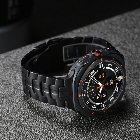 Curea pentru Samsung Galaxy Watch Ultra 47mm - Techsuit Watchband (W063) - Titanium Orange [5]