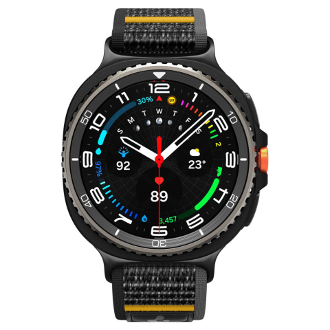 Curea pentru Samsung Galaxy Watch8 40mm/Watch8 44mm/Watch8 Classic - Spigen Athlex Air - Active Black [4]
