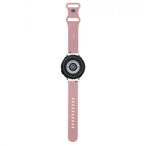 Curea pentru Samsung Watch 4/5, Huawei Watch GT 3 (42mm)/GT 3 Pro (43mm) - Hello Kitty Strap Silicone Kitty Head - Pink [1]