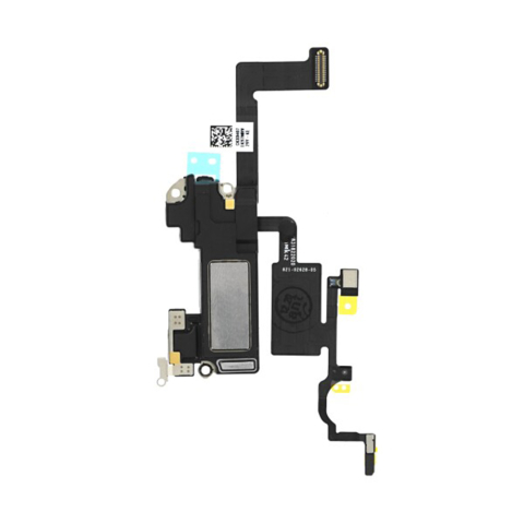 Difuzoare si Microfoane - Difuzor Ureche Compatibil cu iPhone 12, cu Senzor Lumina Proximitate si Banda - OEM (14834) - Black