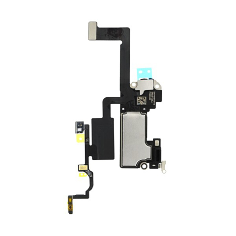 Difuzor Ureche Compatibil cu iPhone 12, cu Senzor Lumina Proximitate si Banda - OEM (14834) - Black [1]