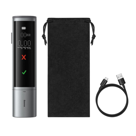 Etilotest cu Display, 470mAh, Type-C - Baseus SafeJourney Pro Series (CRCX060014) - Black [5]