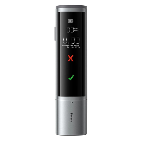 Etilotest cu Display, 470mAh, Type-C - Baseus SafeJourney Pro Series (CRCX060014) - Black [1]