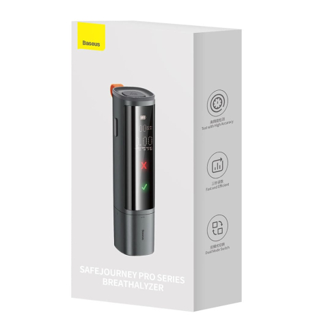 Etilotest cu Display, 470mAh, Type-C - Baseus SafeJourney Pro Series (CRCX060014) - Black [6]