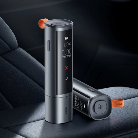 Etilotest cu Display, 470mAh, Type-C - Baseus SafeJourney Pro Series (CRCX060014) - Black [3]