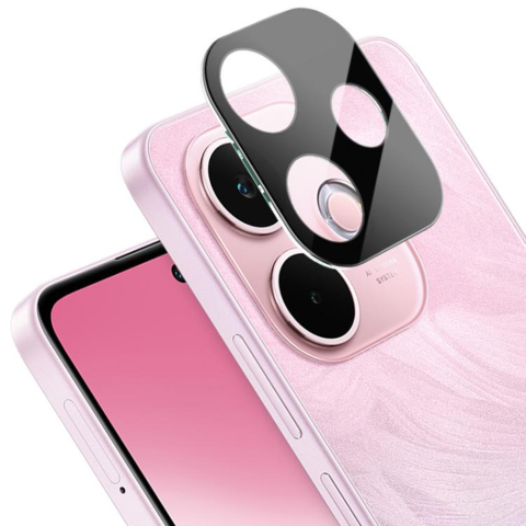 Huse & Folii Telefoane - Folie Camera pentru Oppo A5 Pro 4G / A5 Pro 5G - Techsuit Full Camera Glass - Black