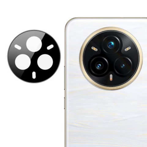 Folii telefoane - Folie Camera pentru Realme 14 Pro+ - Techsuit Full Camera Glass - Black