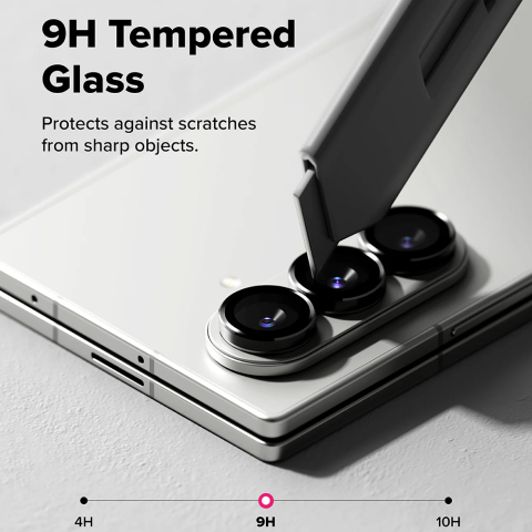 Folie Camera pentru Samsung Galaxy Z Fold7 - Ringke Camera Lens Frame Glass - Black [5]