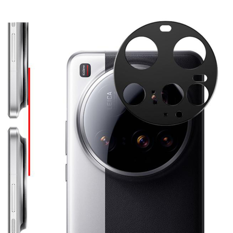 Folie Camera pentru Xiaomi 15 Ultra - Techsuit Full Camera Glass - Black [2]