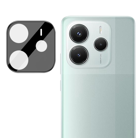 Folii telefoane - Folie Camera pentru Xiaomi Redmi Note 14 5G - Techsuit Full Camera Glass - Black