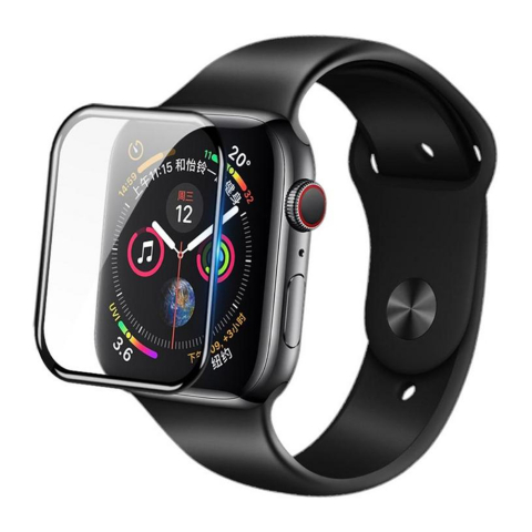 Folie pentru Apple Watch 10 46mm cu Aplicator - Blueo High Molecule Screen Protector - Black [1]