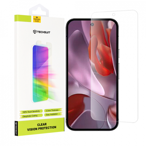 Folii telefoane - Folie pentru Google Pixel 9a - Techsuit Clear Vision Glass - Transparent