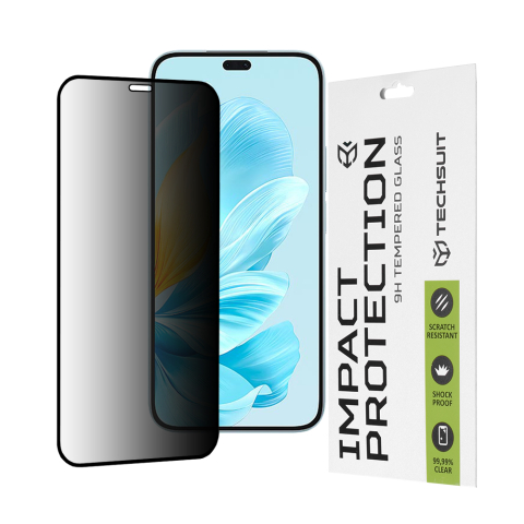 Huse & Folii Telefoane - Folie pentru Honor 200 Lite - Techsuit 111D Privacy Full Glue - Black