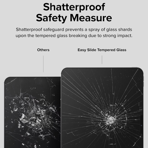 Folie pentru iPad Pro 11 (2024) - Ringke Easy Slide Tempered Glass - Clear [5]