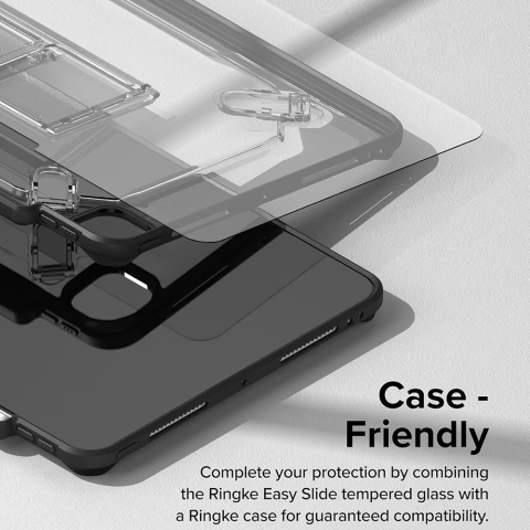 Folie pentru iPad Pro 11 (2024) - Ringke Easy Slide Tempered Glass - Clear [6]
