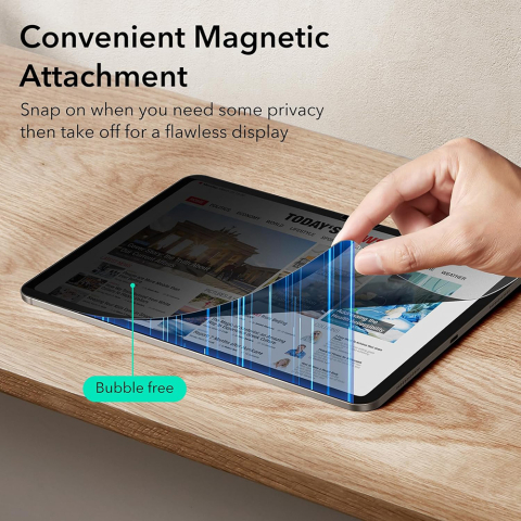 Folie pentru iPad Pro 13 (2024) - ESR Magnetic Privacy Screen Protector - Privacy [3]