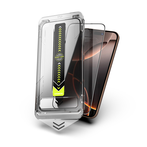 Folie pentru iPhone 15 Plus / iPhone 16 Plus (set 2) - Techsuit TitanGlass FullCover - Black [3]