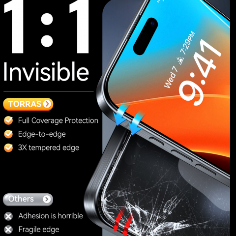 Folie pentru iPhone 16 Pro Max - Torras GlassGo Install Master [4]