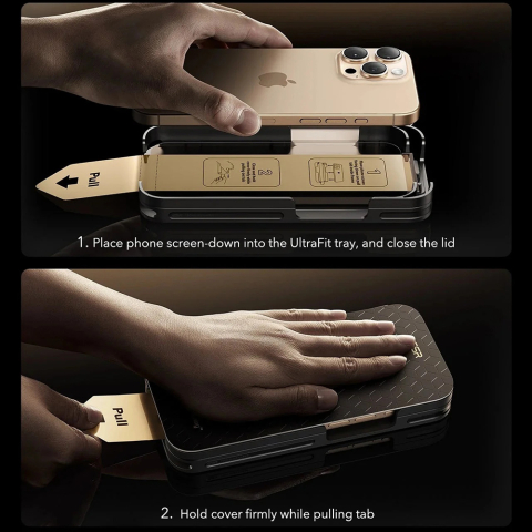 Folie pentru iPhone 17 Pro Max (set 3) - ESR Corning Corning Gorilla Glass UltraFit - Clear [7]