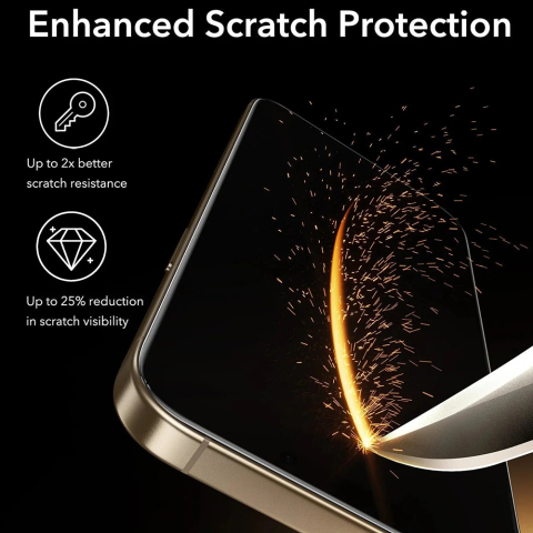 Folie pentru iPhone 17 Pro Max (set 3) - ESR Corning Corning Gorilla Glass UltraFit - Clear [1]