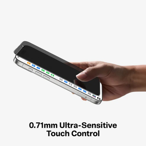 Folie pentru iPhone 17 Pro Max - Torras GlassGo Install Master Privacy - Black [4]