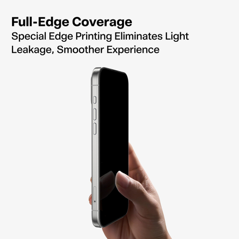 Folie pentru iPhone 17 Pro Max - Torras GlassGo Install Master Privacy - Black [3]