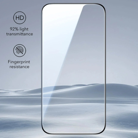Folie pentru iPhone 17 Pro (set 3) - ESR Tempered Glass UltraFit - Clear [6]