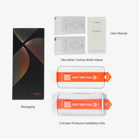Folie pentru iPhone 17 - Torras GlassGo Install Master - Clear [6]