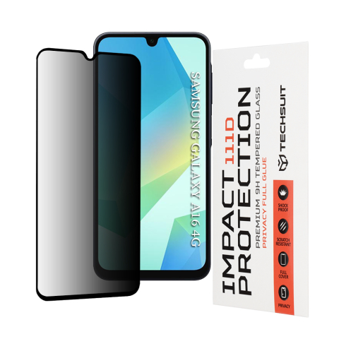 Huse & Folii Telefoane - Folie Privacy Samsung Galaxy A16 4G A16 5G Techsuit 111D Full Glue