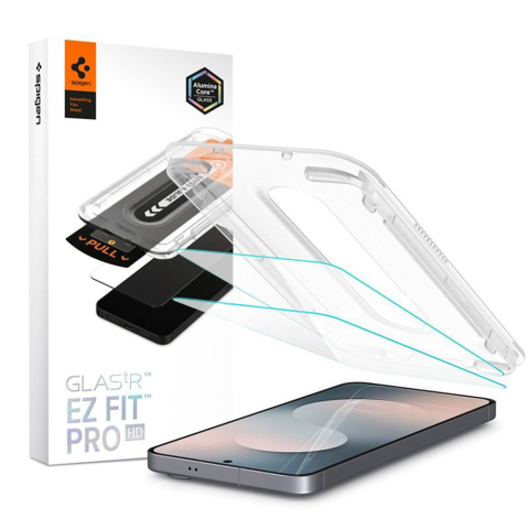 Folii telefoane - Folie Spigen Glas.tR EZ Fit Samsung Galaxy S25 FE Set 2 HD Clear