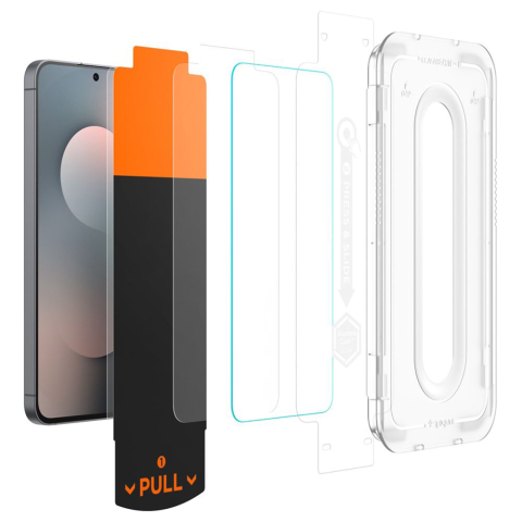 Folie Spigen Glas.tR EZ Fit Samsung Galaxy S25 FE Set 2 HD Clear [1]