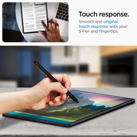 Folie pentru Samsung Galaxy Tab S10 FE Plus - Spigen Glas.tR Slim - Clear [4]