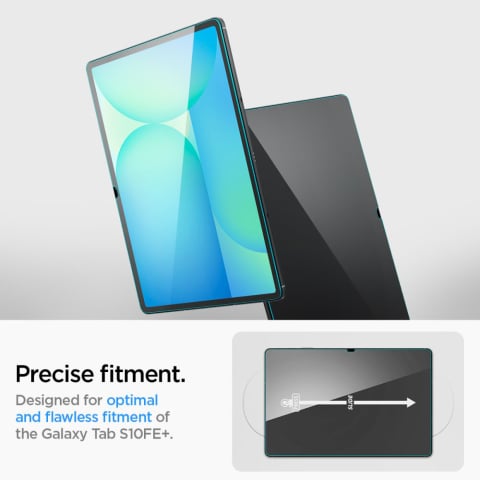 Folie pentru Samsung Galaxy Tab S10 FE Plus - Spigen Glas.tR Slim - Clear [5]