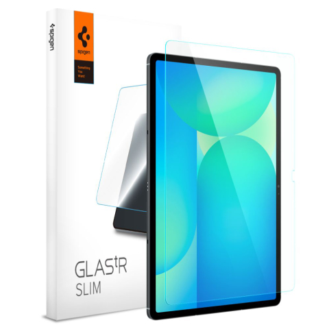 Folii Tablete - Folie pentru Samsung Galaxy Tab S10 FE Plus - Spigen Glas.tR Slim - Clear