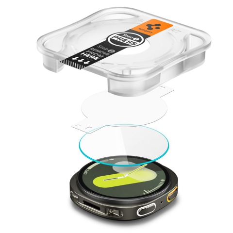 Folie pentru Samsung Galaxy Watch8 44mm (set 2) - Spigen Glas.TR EZ FIT - Clear [1]
