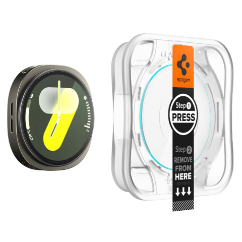 Folie pentru Samsung Galaxy Watch8 44mm (set 2) - Spigen Glas.TR EZ FIT - Clear [4]