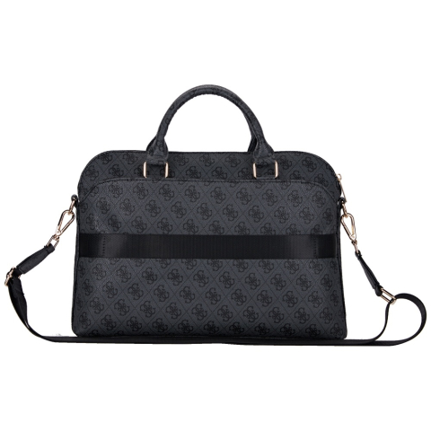 Geanta pentru Laptop 15", Unisex, Ajustabila - Guess 4G Triangle Logo (GUCB15P4DPTK) - Black [2]